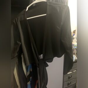 Cardigan wrap around